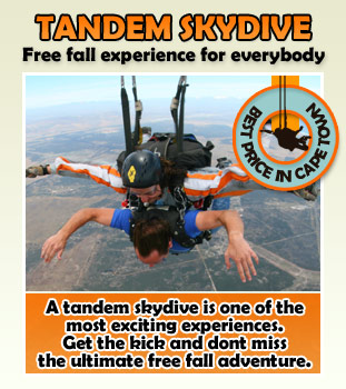 Tandem Skydive Cape Town